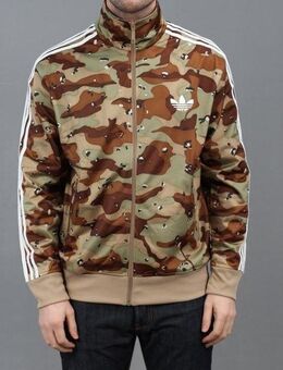 Adidas Firebird Jacke Camo Track Top Camouflage Jacket Choco Chip - Hamburg
