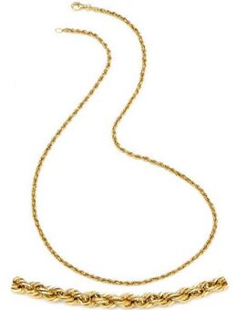 Firetti Collierkettchen Schmuck Geschenk Gold 375 Kordelkettengliederung 2,1 mm breit, Made in Germany