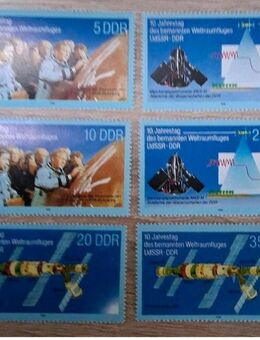Briefmarken DDR 1988 10. Jahrestag Weltraum komplett postfrisch - Görlitz