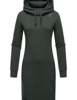 Ragwear Sweatkleid Sabreen Langärmliges Baumwoll Kleid mit Kapuze
