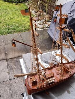 Holz Segelschiff--2 Master ca 70 cm lang und 55 hoch. Deco Schiff 15 € - Meckenheim