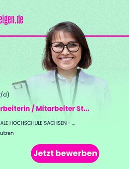Mitarbeiterin / Mitarbeiter Studienorganisation (m/w/d) - Bautzen