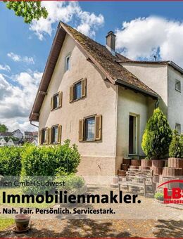 Familienfreundliches Einfamilienhaus inkl. voll erschlossenem Baugrundstück im Garten - Rottweil