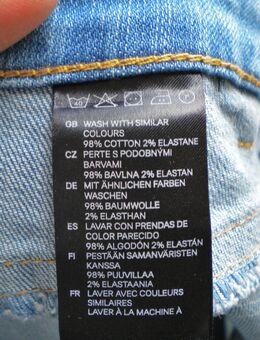 H&M-Damen-Denim-Jeans-Rock,Blau,5-Pocket,Größe 34 - Linnich