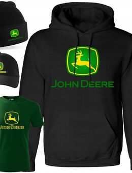 JOHN DEERE PREMIUM XXXL Starter Set Kapuzenpullover Hoodie Sweatshirt Pullover Pulli Herren & Mütze Cap mit T-Shirt Set25621232 - Wuppertal