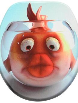 Sanilo WC-Sitz Goldfisch, mit Absenkautomatik