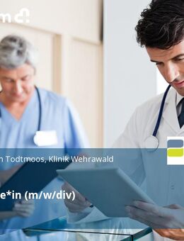 Psychologe*in (m/w/div) - Todtmoos