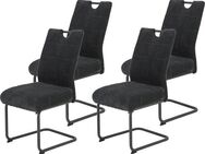 HELA Freischwinger MERKUR XL (Set, 4 St), Federkern, 140 Kg Belastbarkeit, Cord Bezug, 2er & 4er Set