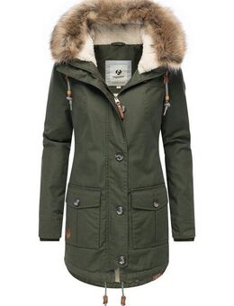 Ragwear Outdoorjacke Jane YOUMODO Leicht gefütterte Winterjacke mit Kapuze
