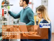 Projekteinkäufer / Technischer Einkäufer (m/w/d) - Ulm