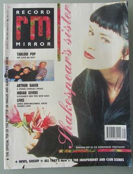 Record Mirror 5.8.1989, Titel: Shakespeare's Sister - Münster