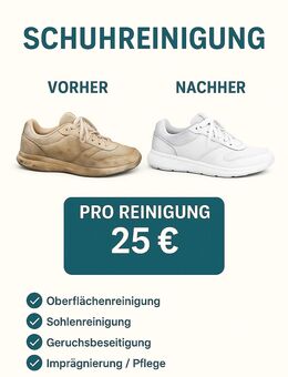Professionelle Schuhreinigung – Ihre Schuhe wie neu! ✨ - Fichtenau