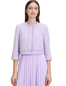 Betty&Co Jackenblazer Betty & Co Bolero-Jacke mit aufgesetzten Taschen Material