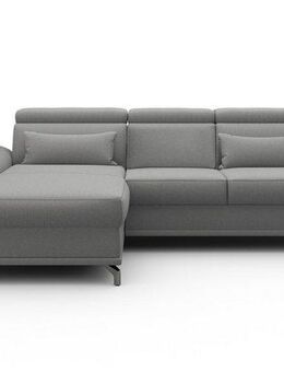 sit&more Ecksofa Cabrio L-Form, B: 295 cm, mit Sitztiefen-, Arm- & Kopfteilverstellung, 2 Nierenkissen, Federkern, optional Bettfunktion und Stauraum