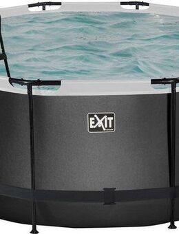 EXIT Framepool inkl. Sicherheitsleiter (3-tlg), ØxH: 360x122 cm, mit Sandfilteranlage