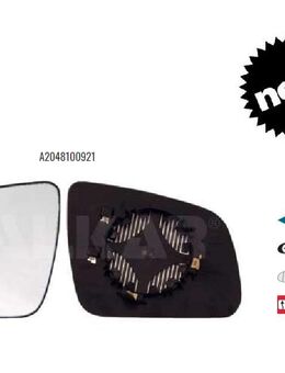 SPIEGELGLAS BEH LINKS MERCEDES C KLASSE W204 2048100921 GROSS - Dortmund Wickede