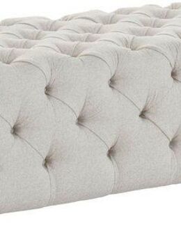 Guido Maria Kretschmer Home&Living Polsterhocker Kalina, mit klassischer Chesterfield-Knopfheftung