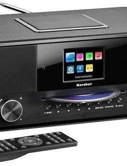 Karcher DAB 9000CDI Internet-Radio (Digitalradio (DAB), FM-Tuner mit RDS, Internetradio, UKW mit RDS, 36 W, Bluetooth, Lautsprecher mit Subwoofer, WLAN-Internetradio, DAB)