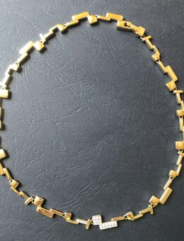 Pierre Lang Collier Gold / CZ 45 cm HL Topzustand - Gelsenkirchen