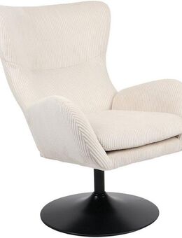 HELA Loungesessel SAMOS (1-St), Sessel,drehbar,Trompetengestell,Microfaser Breitcord,Armlehnen