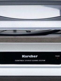 Karcher KA 8050 Plattenspieler (Plattenspieler, Schallplattenspieler mit Lautsprecher)