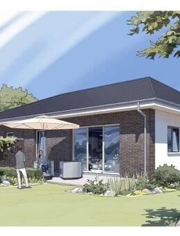 Neubau: Doppelhaushälfte als Bungalow in Beckedorf mit 4 Zi., inkl. Fußbodenheizung - Schwanewede