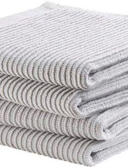 DDDDD Spültuch Basic, (Set, 4-tlg), mit luxuriöser Rippenstruktur und optimale Feuchtigkeitsaufnahme