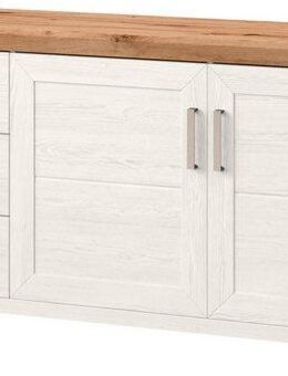 set one by Musterring Sideboard York, Typ 51, mit viel Stauraum, Bügelgriff silber, B 184 x H 79 cm