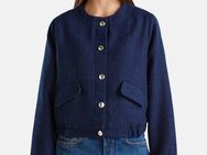United Colors of Benetton Bomberjacke mit Knopfleiste in Strickware