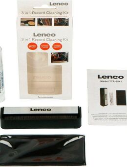 Lenco Reinigungsbürste 3 in 1 Schallplatten-Reinigungsset, Schallplatten, (Set)
