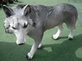 Dekofigur Wolf Jungtier Gartendeko Tierfigur in 06313