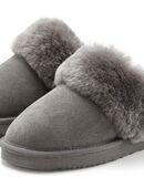 Vivance Pantoffeln, Clogs, Schlappen, Pantolette, Hausschuh mit Warmfutter aus Leder in 00000