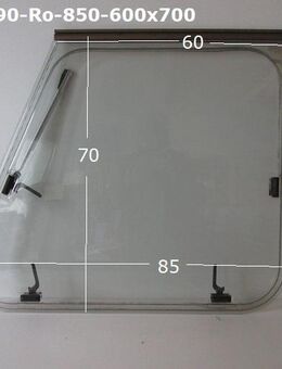 Adria Wohnwagen Fenster Roxite 70 ca 85/60 x 70 gebr. D78 (1108) links Trapezfenster - Schotten Zentrum