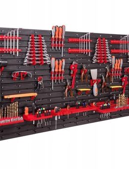 Werkstatt Garage Werkstattregal Werkzeugwand Werkzeugtafel 158x78cm Wand Set234 - Wuppertal