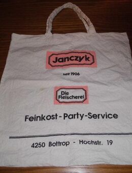 Baumwolle Tragetasche Feinkost Janczyk Bottrop Nordrhein Westfalen 1990 - Bottrop