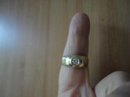 Verkaufe Ring mit weißen Stein Gold 585 Ringgröße 20,5 oder 64 - Witzenhausen