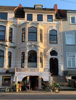 Mitten im Wachmannquartier! 3-Zimmer-Hochparterrewohnung mit Terrasse und Garten - Bremen