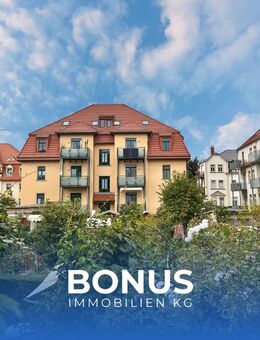 NEU: Kulturdenkmal: 2 Zimmer & 2 Balkone - lichtdurchflutet, ruhig, Blick ins Grüne+++Kapitalanlage - Dresden