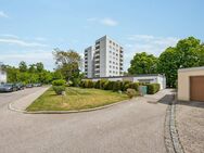 Bezugsfreies Apartment im 5.Obergeschoss mit Weitblick ins Grüne und Carport in Unterhaching - Unterhaching