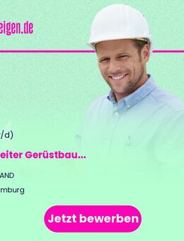 Bauleiter Gerüstbau (m/w/d) - Hamburg