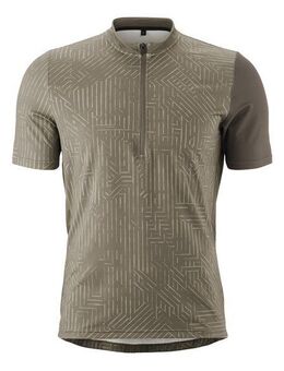 Gonso Radtrikot Adventure Jersey Halfzip M Herren Fahrradtrikot kurzarm, Rückentasche mit RV, Quick-Dry, Slim Fit