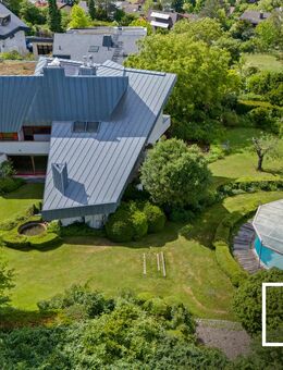 Pure Exklusivität! Einzigartige Architektenvilla mit Parkgarten, Pool & atemberaubendem Weitblick - Neunkirchen (Brand)