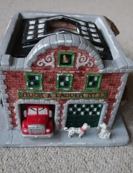 Hook & Ladder No 3 Fire Station Feuerwehrhaus Teelichthaus New York City Partylite - Niddatal
