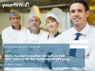 Koch, Hauswirtschafter (m/w/d) in Voll- oder Teilzeit für die Patientenverpflegung - Baden-Baden