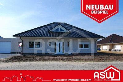 Musterhaus! Geräumiger Neubau-Bungalow mit massiver Garage und hochwertiger Ausstattung in Lathen!