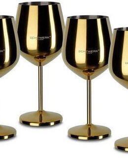 ECHTWERK Weinglas, Edelstahl, PVD Beschichtung, 6-teilig