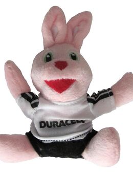 Duracell - Hase mit Trikot - 12 cm - Motiv 4 - Doberschütz
