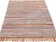 carpetfine Teppich Kelim Chindi, Wendeteppich, rechteckig, Höhe: 6 mm, handgewebt, Fleckerlteppich mit Fransen, auch vielen in Läufergrößen