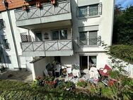 GRENZE KÖLN-RATH: RÖSRATH-STÜMPEN/DIREKT AM KÖNIGSFORST: moderne 2 Zimmer-Gartengeschoss-Wohnung mit herrlicher Süd-Terrasse - Köln