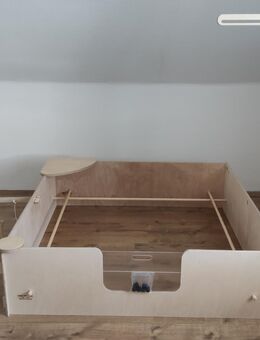 Wurfkiste / Wurfbox mit Welpenschutz – 140 x 140 x 40 cm - Espelkamp